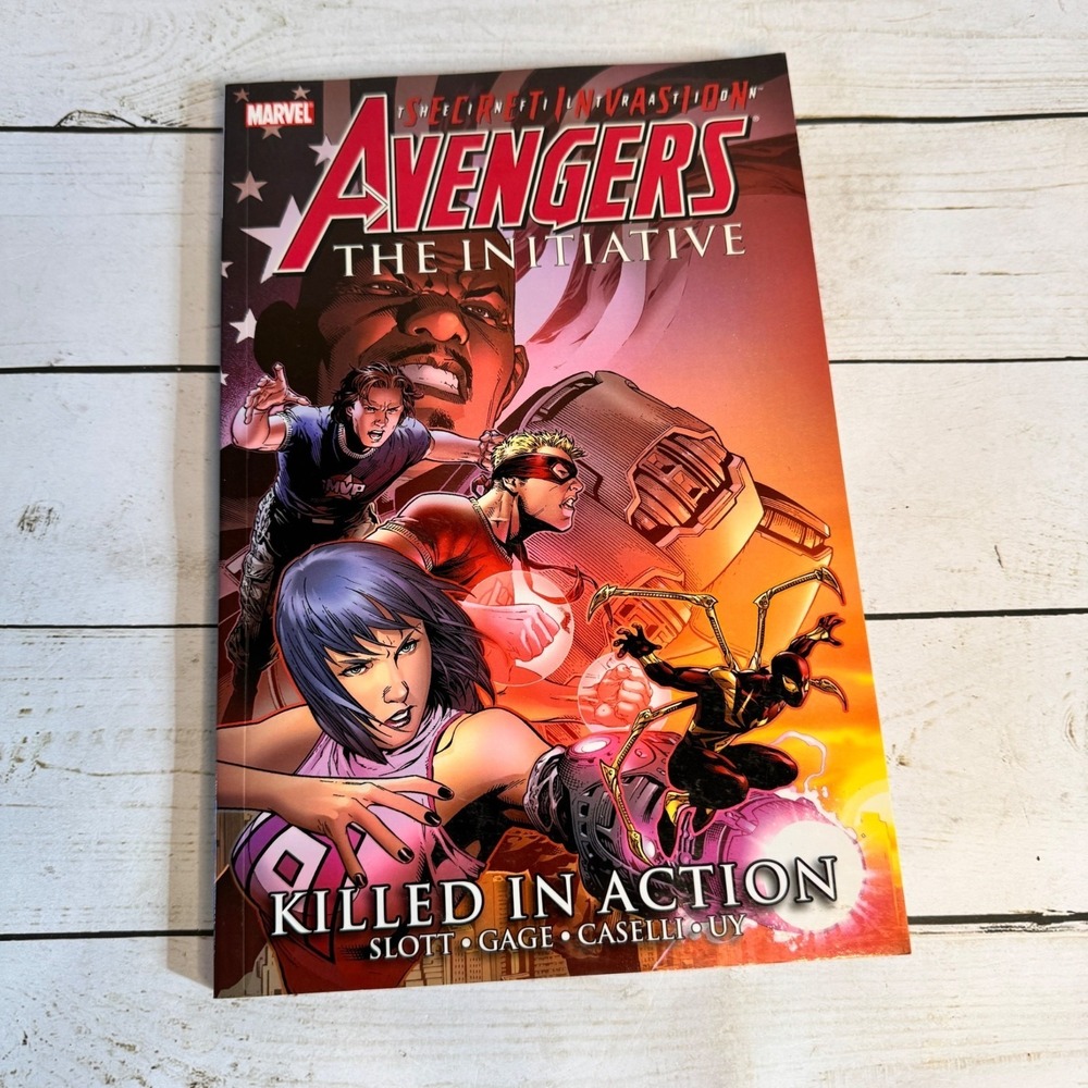 Avengers‎ The Initiative Killed in Action HC Marvel Premiere Ed Slott Gage 2008